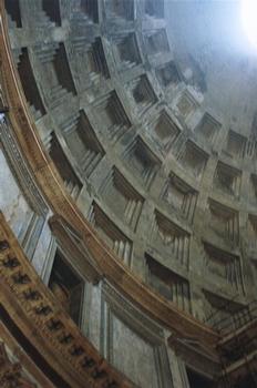 Pantheon in Rome.Interior of the dome