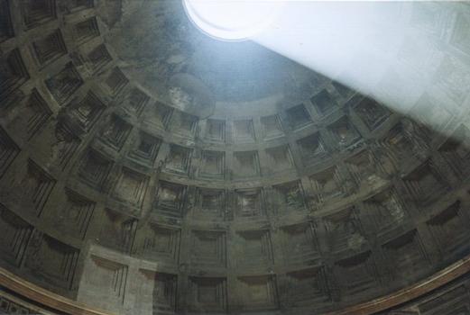Pantheon in Rome.Interior of the dome