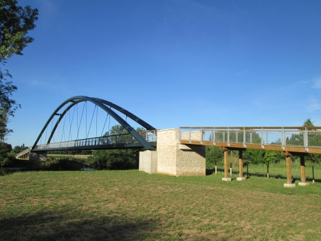 Radwegbrücke Saint-Louis-en-l'Isle