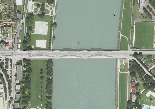 New Linz Danube River Bridge