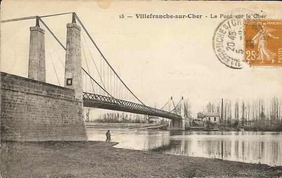 Villefranche-sur-Cher Suspension Bridge
