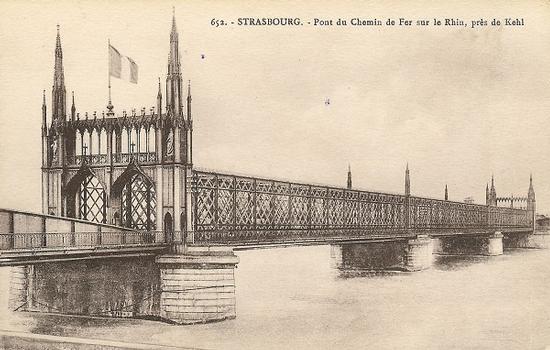 Pont-rail de Strasbourg-Kehl