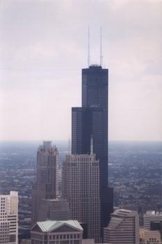 Sears Tower vue du John Hancock Center, Chicago