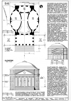 The Rotunda, University of Virginia: Plans