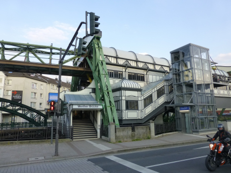 Schwebebahnstation Werther Brücke