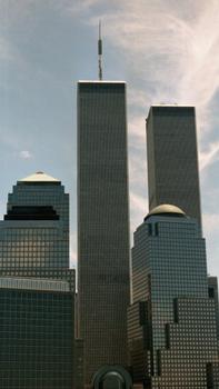 Türme des World Financial und des World Trade Centers