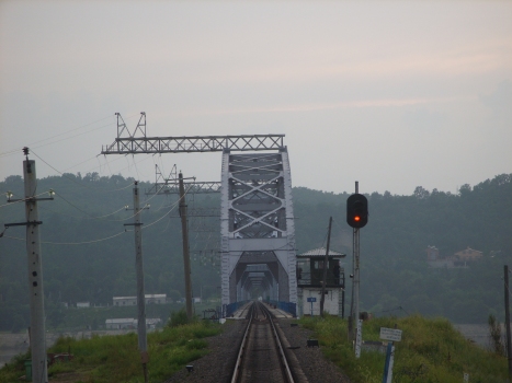 Eisenbahnbrücke über die Seja