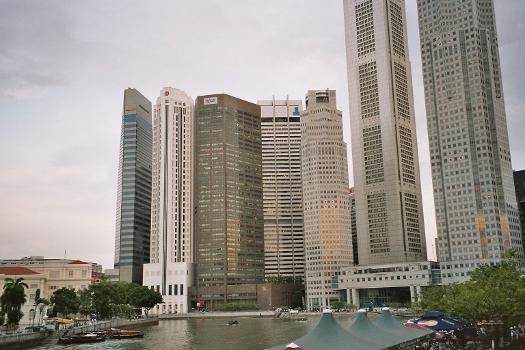 Bâtiments autour de Raffles Place, Singapour