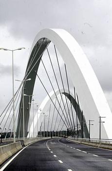 Ponte Juscelino Kubitschek: Mit der freundlichen Genehmigung von Agencia Brasil. Bild eingesendet von Alexandre Chan