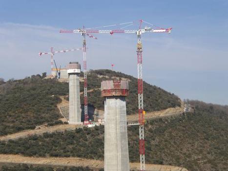 Millau ViaductNorthern abutment and piers P1 and P2