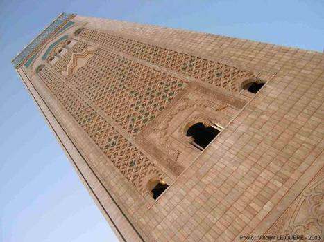 Moschee Hassan II., Casablanca, Marokko – Minarett