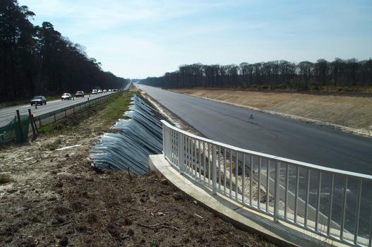 Autoroute A84Forêt de Liffré - Liffré, Ille-et-Vilaine (35), Bretagne, France:Section under construction