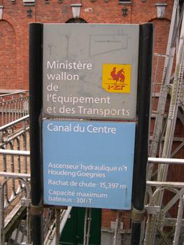 Canal du CentreSchiffshebewerk Nr. 1