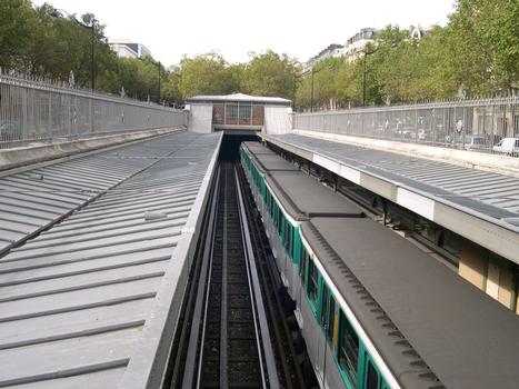 Ligne 6 du Métro de Paris - Station Saint Jacques14eme Arrondissement de Paris: Ligne 6 du Métro de Paris - Station Saint Jacques 14eme Arrondissement de Paris