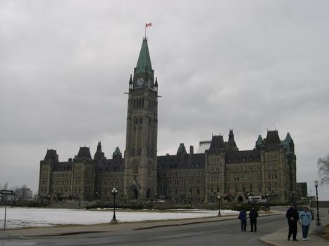 Kanadisches Parlament, Ottawa, Ontario, KanadaZentralgebäude