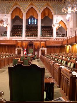 Kanadisches Parlament, Ottawa, Ontario, KanadaZentralgebäudeUnterhaus: Kanadisches Parlament, Ottawa, Ontario, Kanada Zentralgebäude Unterhaus