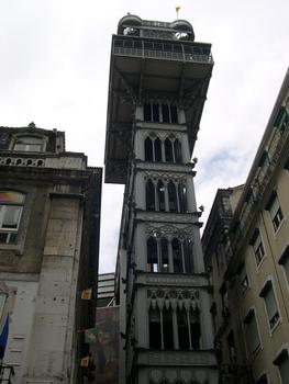 Santa Justa-Aufzug, Lissabon, Portugal