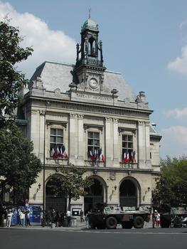 Mairie du XXieme Arrondissement de Paris - 20ème arrondissement, Paris, Ile de France, France