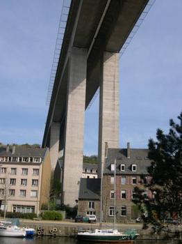 Viaduc sur Le Gouët - Saint Brieuc - Vue du Pied de la Pile Est