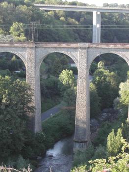 Railroad viaduct at Pierre-Buffière