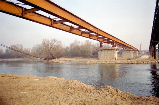 Pont du Guétin
Lançage en cours