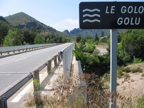 Golobrücke im Zuge der RN 193 in Francardo, Korsika