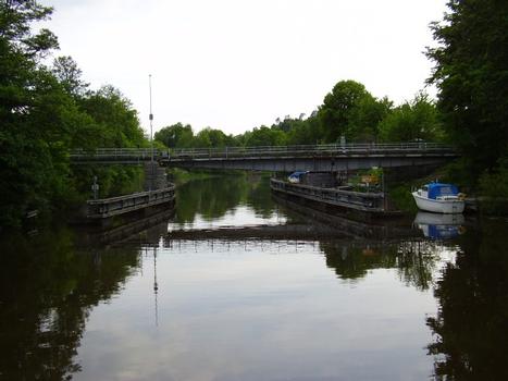 Flottsundsbron südlich von Uppsala Richtung Flottsund