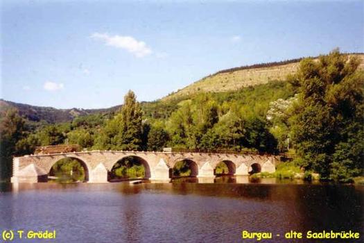 Alte Saalebrücke, Burgau