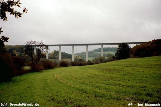 Autobahn A4Autobahnbrücke bei Eisenach
