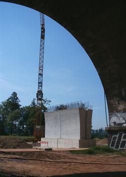 Autobahn A4 – Saaletalbrücke, Jena – Ostseite der Brücken