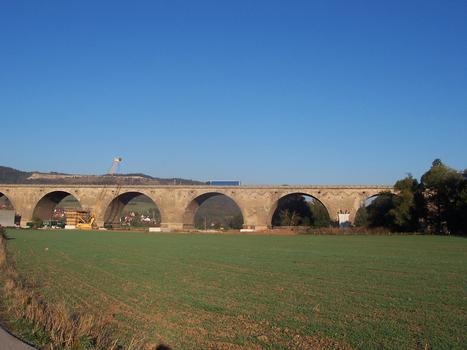 Autobahn A4 – Saaletalbrücke, Jena – Ansicht von Süden