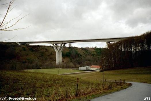 Autobahn A71 – Talbrücke Zahme Gera