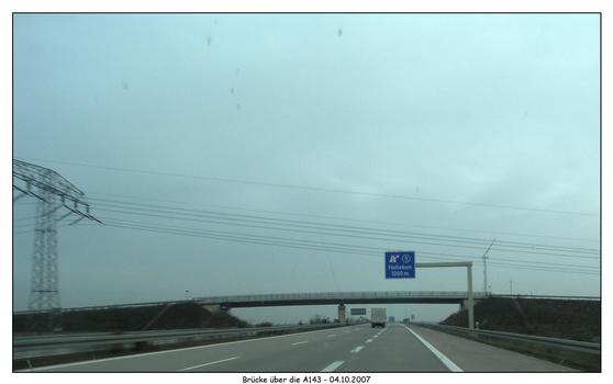 Autobahn A143 - exit No. 5 (Holleben)