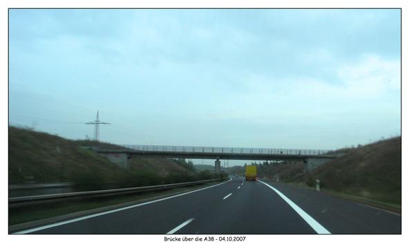 Autobahn A38 - Overpass near Schkortleben