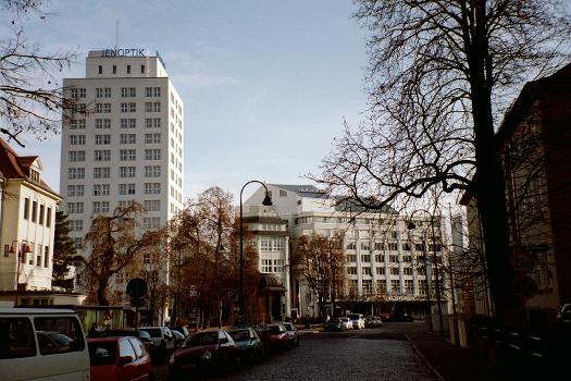 Bau 36 und Hotel Esplanade vom Carl-Zeiss-Platz
