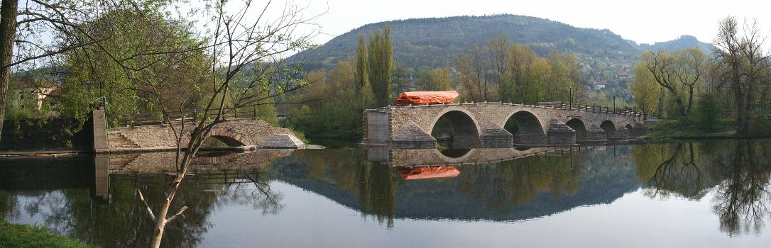 Burgauer Brücke von der Wasserelse