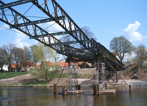 Camsdorfer Brücke, Jena – 
Behelfsbrücke während der Sanierung