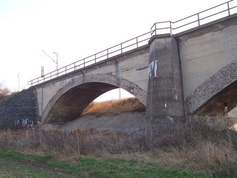 Bridges at the railroad triangle in Grossheringen