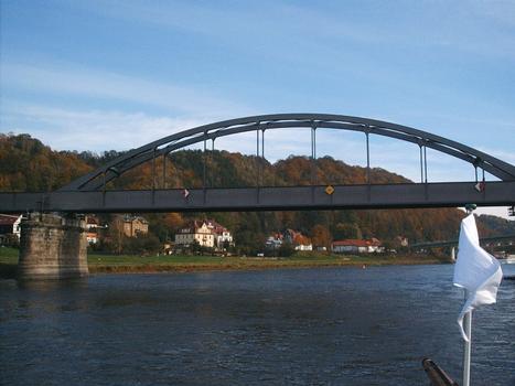 Carola Bridge, railroad bridge at Bad Schandau