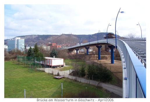 Brücke über die Holzlandbahn in Jena Göschwitz