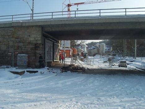 Winterpause an der Camsdorfer Brücke