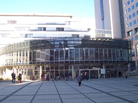 New dining hall of the Friedrich Schiller University, Ernst-Abbe-Platz, Jena
