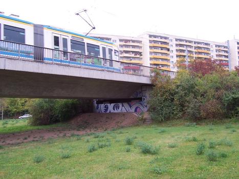 Pont-tramway de l'Erlanger Allee à Iéna