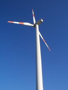 Windkraftanlage in Bucha