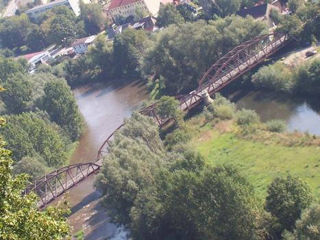 Karl-Alexander-Brücke von den Dornburger Schlößern