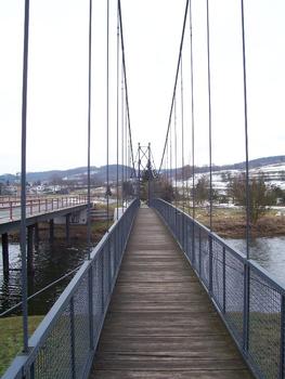 Hängebrücke Eutersdorf über die Saale