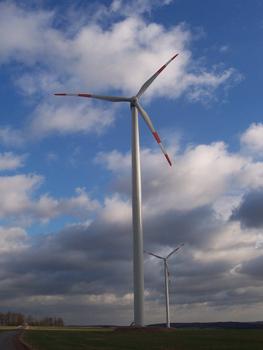 Windkraftanlage bei Kischlitz