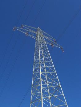 Pylône à haute tension de la centrale Hohenwarte II