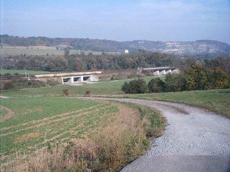 Railroad Bridges at the Grossheringen railroad triangle