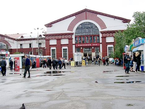 Russland; Sibirien; Krasnojarsk; Bahnhof;